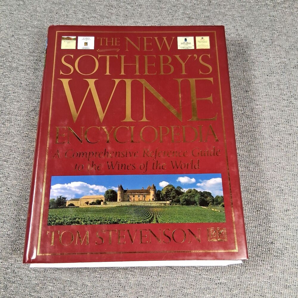 The New Sotheby's Wine Encyclopedia Tom Stevenson Hardcover Book Reference Guide
